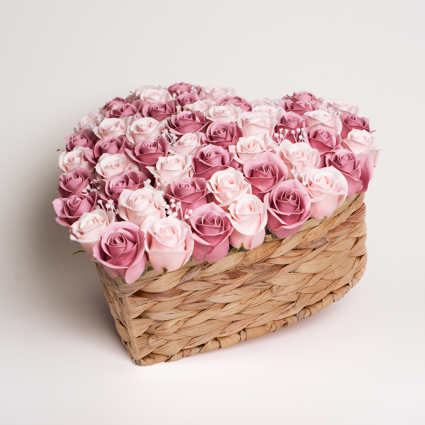Water Hyacinth Heart-Shaped Basket Set 2