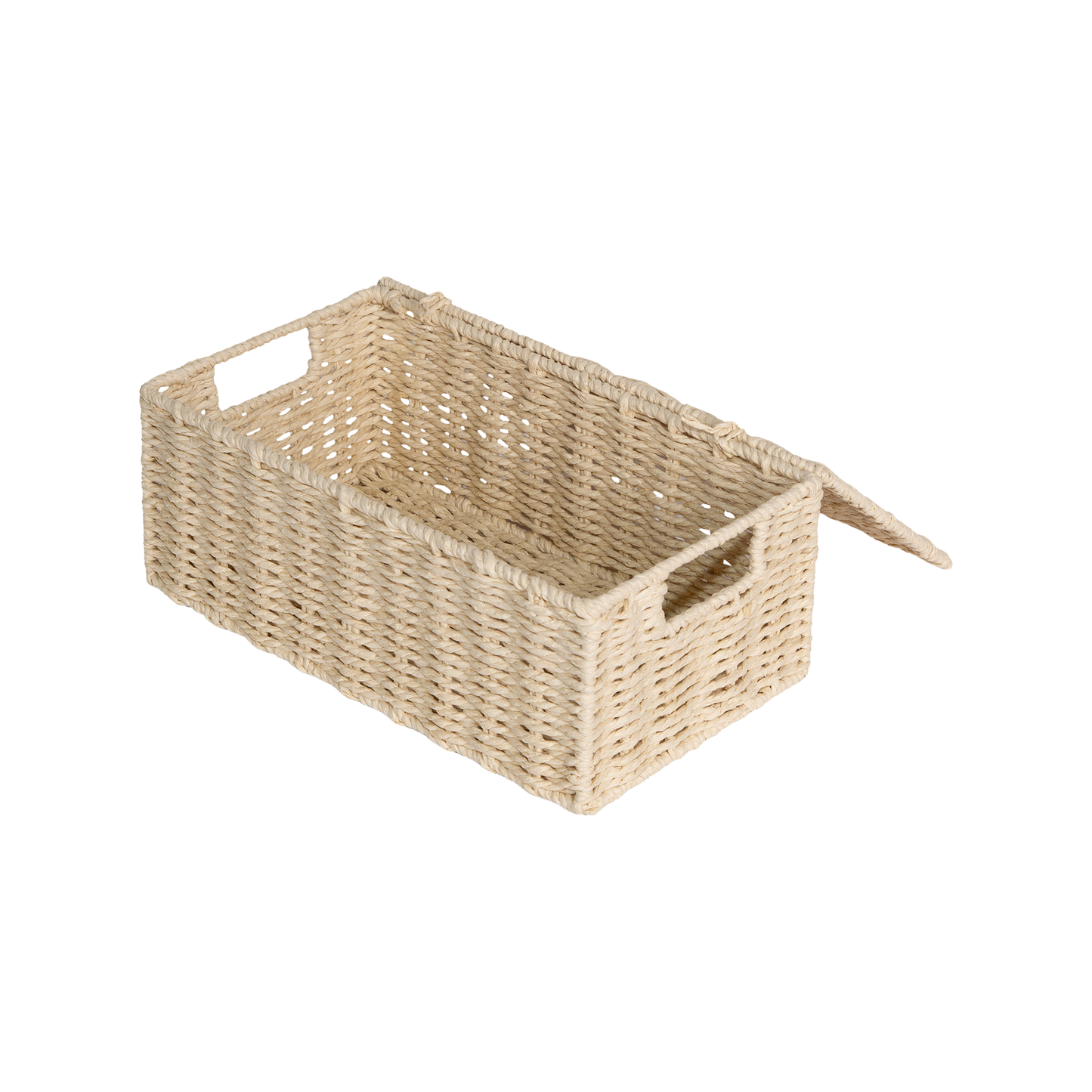 Beige Paper Rope Storage Hamper Basket - 3 Sizes