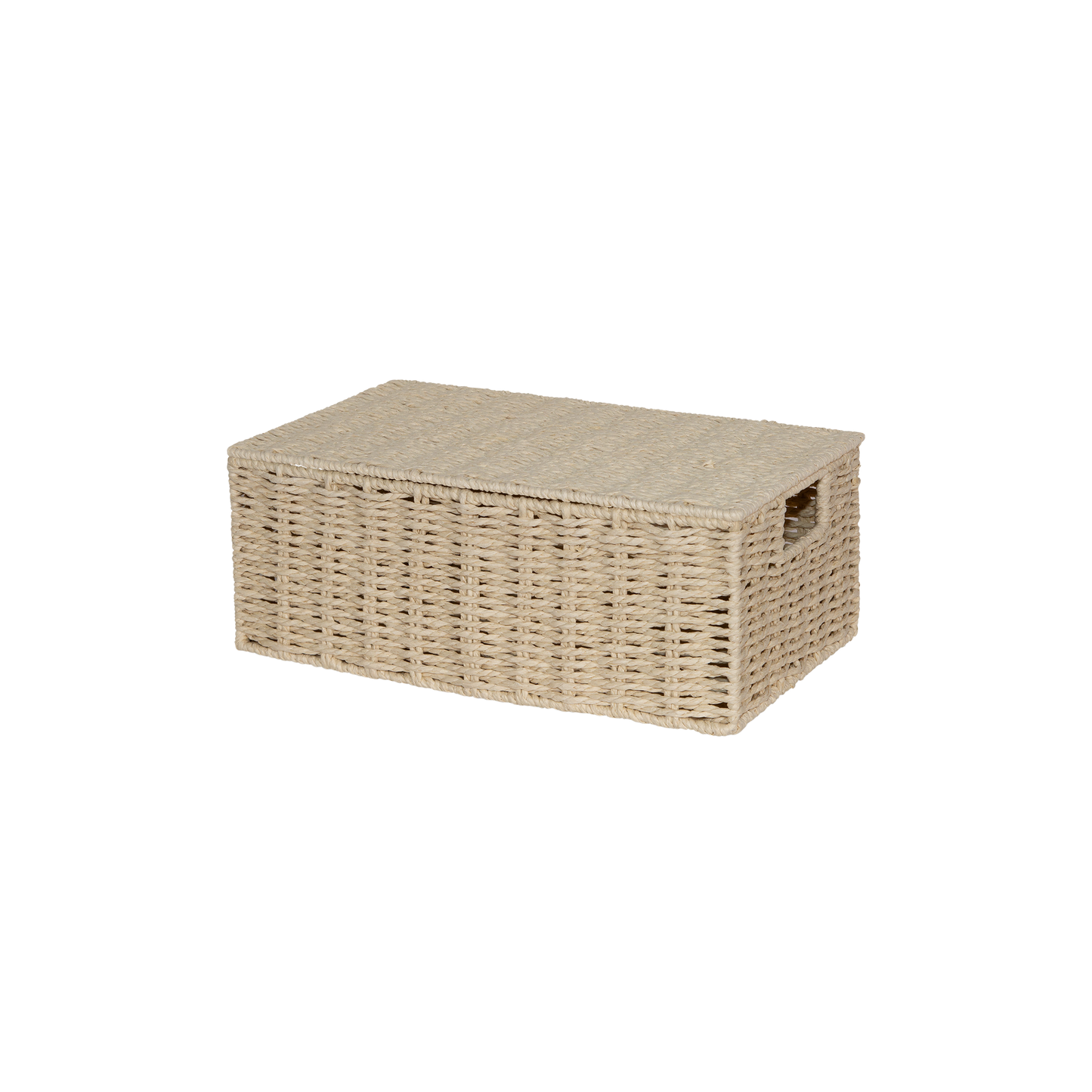 Beige Paper Rope Storage Hamper Basket - 3 Sizes