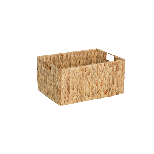Water Hyacinth Rectangular Storage Basket - 3 Sizes