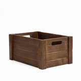 Brown Oval Cut Wooden Crates Display  Fruits Storage Gift Hamper