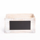 Wooden Crate With Blackboard Retail Display Storage Box Christmas Gift Hampers