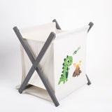 Collapsible Kid Laundry Bag Storage Hamper Toy Basket Foldover Lid With Framex2