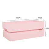 Pink/Blue Wooden Crates Retail Display Storage Box Toy Collection Gift Hamper