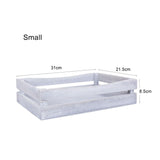 New Shallow Wooden Crates Shop Display Shelf Storage Box Christmas Gift Hampers