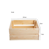 Pine Wood Premium Quality Wooden Box Storage Box Untreated Finish DIY Gift Hampe