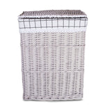 Light Grey Paint Range Home Bathroom Storage Wicker Basket Trunk Gift Hamper