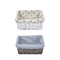 Wicker Storage Basket Shelf Basket Organization Gift Hamper Bathroom Storage