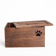 Pet Wooden Toys Storage Box With Lid Dog Wooden Crates Gift Hampers Accessories