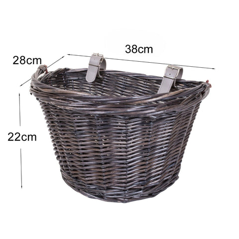 Wicker Bike Bicycle Basket Shopping Basket Cycle Shopping With