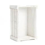 Oval Cutout Handles Wooden Crates Retail Display Shelve Storage Box Gift Hamper