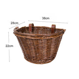 Wicker Bike Bicycle Basket Shopping Basket Cycle Shopping With Handle