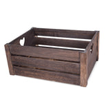 Three Colors Available Wooden Apple Crates Storage Rack Shelves Christmas Gift