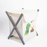 Collapsible Kid Laundry Bag Storage Hamper Toy Basket Foldover Lid With Framex2
