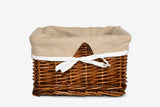Natural Wicker Home Storage Basket Nursery Room Basket New Born Gift Hamper