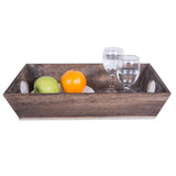 Wooden Serving Tray Crates Retail Display Christmas Gift Hamper Breakfast Tray