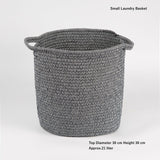 Cotton Rope Home Storage Collection Laundry Hamper Storage Basket