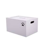 Pet Wooden Toys Storage Box With Lid Dog Wooden Crates Gift Hampers Accessories
