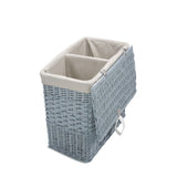 Premium Grey Paint Collection Home Bathroom Storage Wicker Basket Trunk Gift