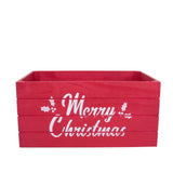 Christmas Edition Wooden Crates Retail Display Storage Box Gift Hamper Eve Box
