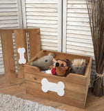 Heart Featured Premium Quality Pet Wooden Box With Lid Xmas Gift Hampers Toy Box