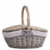 Traditional Two lids Picnic Baskets Shopping Hampers Wedding Decoration
