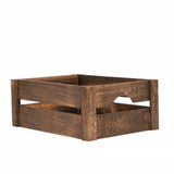 Brown Wooden Apple Crates Retail Display Shelf Box Storage Christmas Gift Hamper