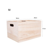 Wooden Chest Kid Toys Storage Collection Box Wooden Crates Christmas Gift Hamper