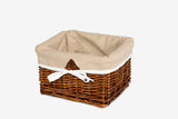 Natural Wicker Home Storage Basket Nursery Room Basket New Born Gift Hamper