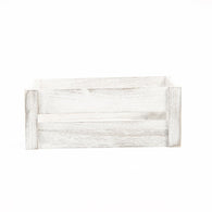 White Wash Wooden Apple Crate Retail Display Shelf Storage Box Gift Hampers