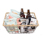 Seagrass Edge Metal Wire Baskets Bread Baskets Gift Hamper Collection x 2