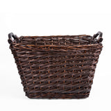 Heavy Duty Log Basket Fireside Blanket Basket Bedroom Storage Basket Laundry Basket